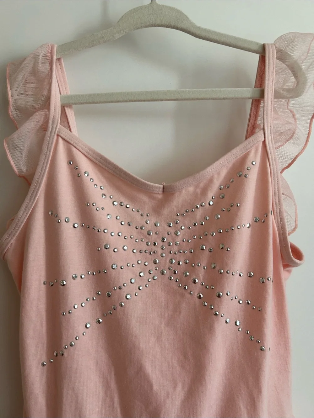 Girls Pink Sparkle Tutu Dress - Size L (10/12)